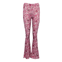 ANTIK BATIK Legging martina évasé vintage à fleurs Femme ROSE Discount