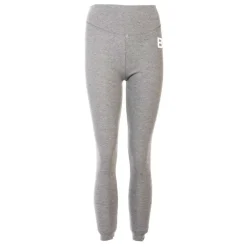 BURTON OF LONDON Legging taille haute double fine cote luce Femme GRIS CLAIR Sale