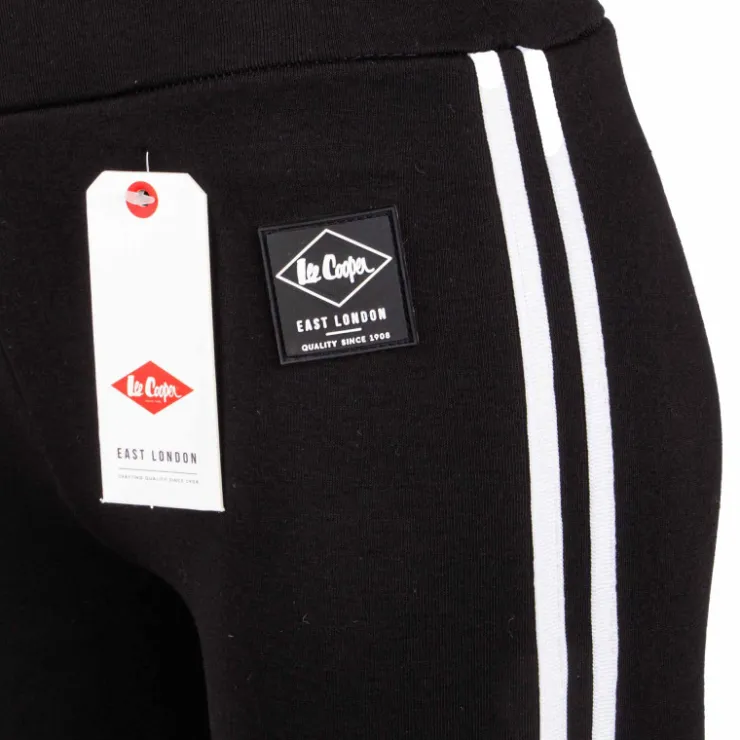 LEE COOPER Legging taille haute fourré bandes côtés Louba Femme NOIR
