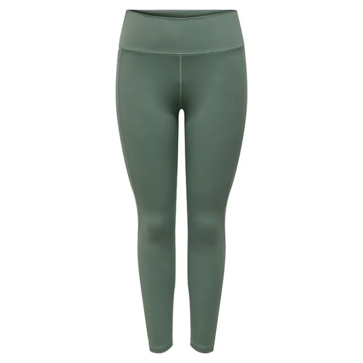 ONLY PLAY Legging taille haute stretch ajusté Femme KAKI