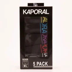 KAPORAL Lot de 5 boxers aly Homme NOIR Best