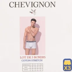 CHEVIGNON Lot de 3 boxers ayden Homme KAKI Hot