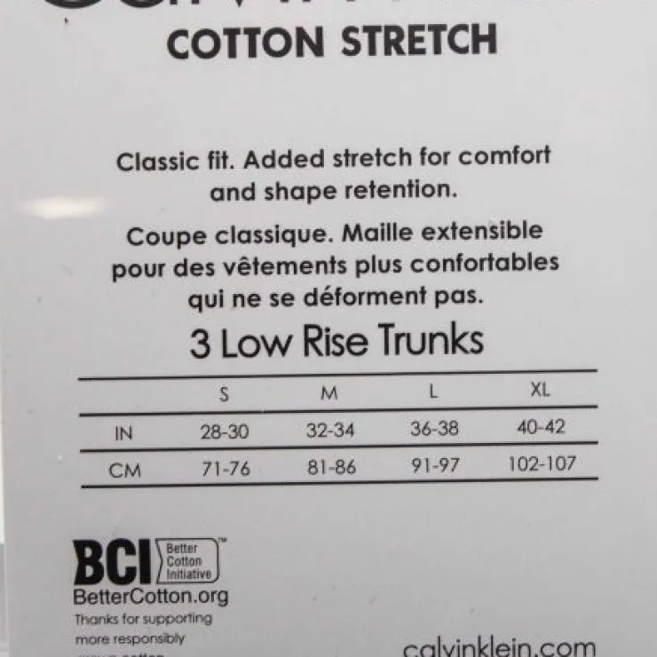 CALVIN KLEIN Lot de 3 boxers coton doux bicolores Homme MULTICOLORE Best