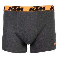 KTM Lot de 2 boxers coton élastique coloré homme Homme GRIS FONCE Outlet
