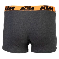 KTM Lot de 2 boxers coton élastique coloré homme Homme GRIS FONCE Outlet