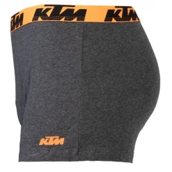 KTM Lot de 2 boxers coton élastique coloré homme Homme GRIS FONCE Outlet
