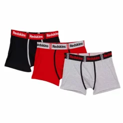REDSKINS Lot de 3 boxers en coton Homme GRIS CLAIR