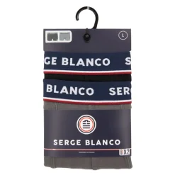 SERGE BLANCO Lot de 2 boxers Homme GRIS FONCE