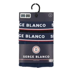 SERGE BLANCO Lot de 2 boxers Homme BLEU FONCE Online