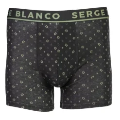 SERGE BLANCO Lot de 2 boxers nuances de coton Homme KAKI Discount