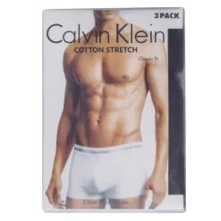 CALVIN KLEIN Lot de 3 boxers unis coton stretch homme NOIR Online