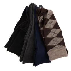 BURTON OF LONDON Lot de 7 chaussettes fantaisies kamalo Homme MARRON Best