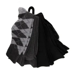 BURTON OF LONDON Lot de 7 chaussettes fantaisies kamalo Homme GRIS Hot