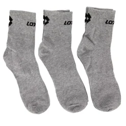 LOTTO Lot de 3 chaussettes Homme GRIS Discount