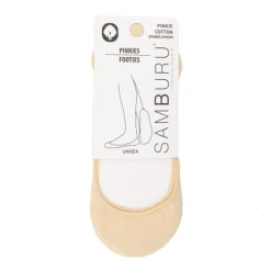 CECILIA DE RAFAEL Lot de 2 chaussettes invisible Samburu Femme BEIGE Outlet