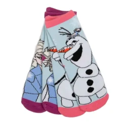 TOM & KIDDY Lot de 2 chaussettes la reine des neiges FIlle BLEU CLAIR New