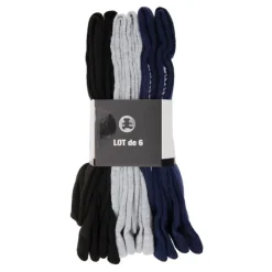 LULU CASTAGNETTE Lot de 6 chaussettes nilda Femme BLEU FONCE Clearance