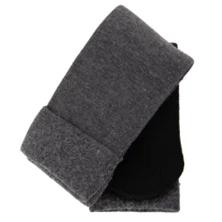 RODIER Lot de 2 chaussettes unies Femme GRIS FONCE New