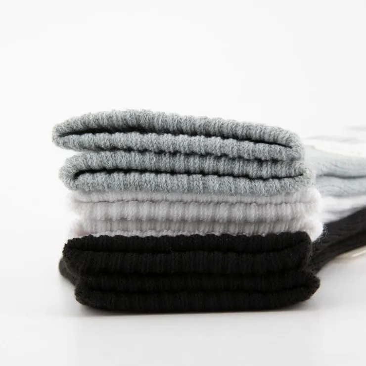 CXL BY CHRISTIAN LACROIX Lot de 3 paires de chaussettes courtes coton douces Enfant GRIS CLAIR Sale