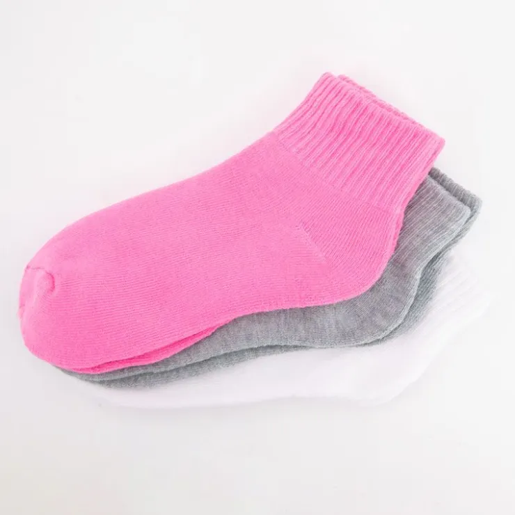 CXL BY CHRISTIAN LACROIX Lot de 3 paires de chaussettes courtes coton Enfant ROSE Outlet