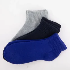 CXL BY CHRISTIAN LACROIX Lot de 3 paires de chaussettes courtes coton douces Enfant BLEU ROI Outlet