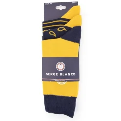 SERGE BLANCO Lot de 3 paires de chaussettes Homme JAUNE Sale