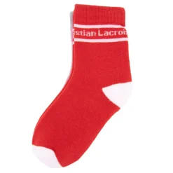CXL BY CHRISTIAN LACROIX Lot de 3 paires de chaussettes colorées à rayures Enfant ROUGE Sale