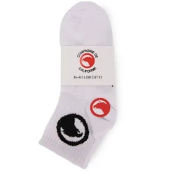 COMPAGNIE DE CALIFORNIE Lot de 3 paires de chaussettes lowcut coton imprimé Femme BLANC Hot