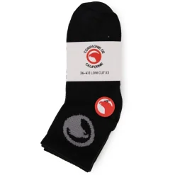 COMPAGNIE DE CALIFORNIE Lot de 3 paires de chaussettes lowcut coton imprimé Femme NOIR Online