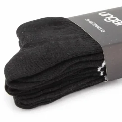 UNGARO Lot de 3 paires de chaussettes de tennis stretch Homme NOIR Discount