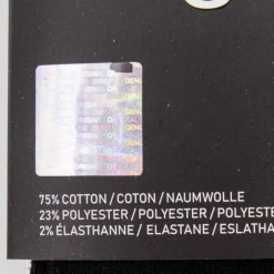 UNGARO Lot de 3 paires de chaussettes de tennis stretch Homme NOIR Discount