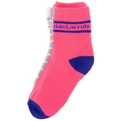 CXL BY CHRISTIAN LACROIX Lot de 3 paires de chaussettes colorées à rayures Enfant ROSE Sale