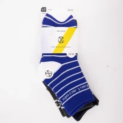 CXL BY CHRISTIAN LACROIX Lot de 3 paires de chaussettes marinière Enfant BLEU ROI Discount