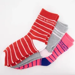 CXL BY CHRISTIAN LACROIX Lot de 3 paires de chaussettes ch01 girl t 15/35 Enfant ROUGE Discount