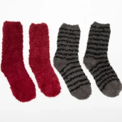 BILL TORNADE Lot de 2 paires de chaussettes angora 22434 Femme BORDEAUX Outlet