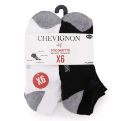 CHEVIGNON Lot de 6 paires de socquettes Dali Bicolores Homme MULTICOLORE Sale