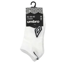 UMBRO Lot de 3 paires de socquettes Femme BLANC Outlet