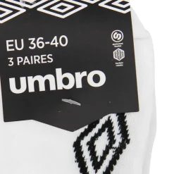 UMBRO Lot de 3 paires de socquettes Femme BLANC Outlet