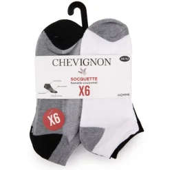 CHEVIGNON Lot de 6 paires de socquettes Dali Bicolores Homme GRIS Online