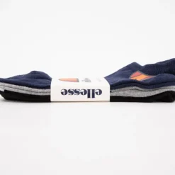 ELLESSE Lot de 3 socquettes de couleurs unies Femme BLEU FONCE Best