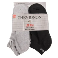 CHEVIGNON Lot de 6 socquettes en coton Taille 39-46 MULTICOLORE Best