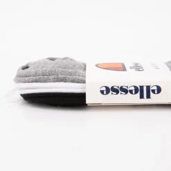 ELLESSE Lots de 3 couleurs de chaussettes avec logo tissé Femme GRIS CLAIR Hot