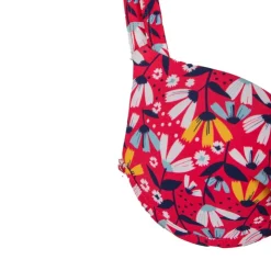 HAUTE PRESSION Maillot de bain 2 pièces grande taille fleuri Femme ROUGE Clearance