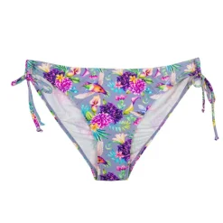 HAUTE PRESSION Maillot de bain 2 pièces lilas fleurs Femme GRIS