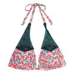 HAUTE PRESSION Maillot de bain 2 pièces rose et Femme BLANC New