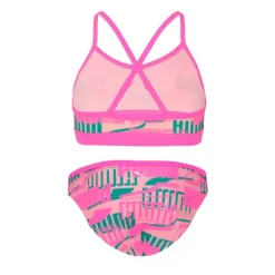 PUMA Maillot de bain 2p fluo pink combo culotte brassière Enfant ROSE Hot