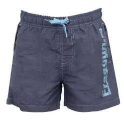 FREEGUN Maillot de bain qhort avec élastique surpiqures colorées Enfant BLEU FONCE Online