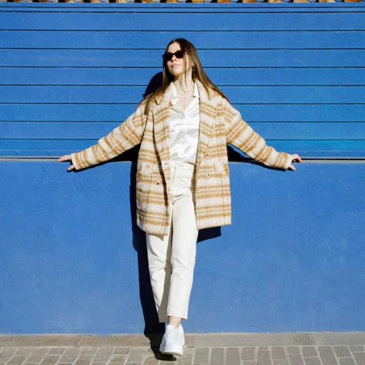 LA PETITE ETOILE Manteau erman Femme BEIGE Discount