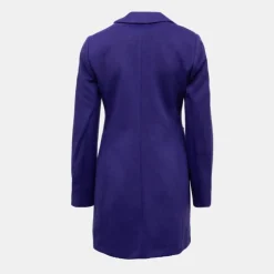 PLEASE Manteau viola avec boutons écailles Femme VIOLET Best