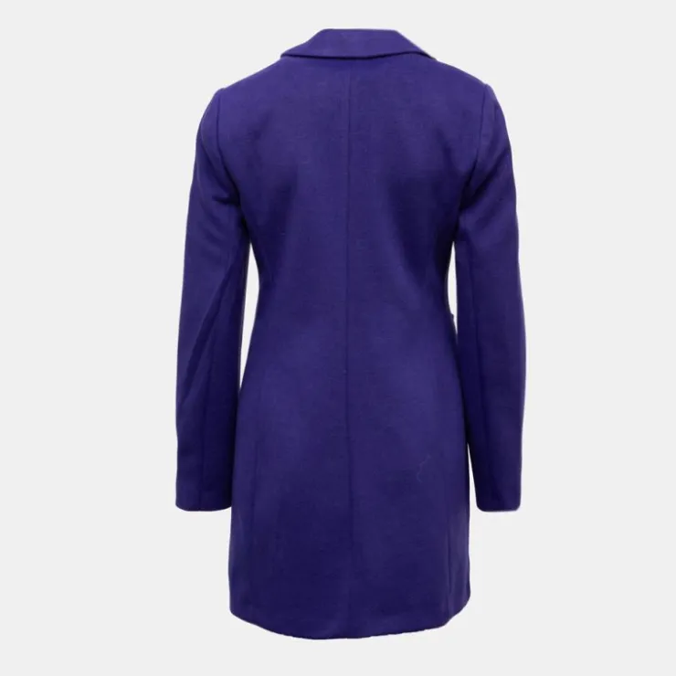 PLEASE Manteau viola avec boutons écailles Femme VIOLET Best